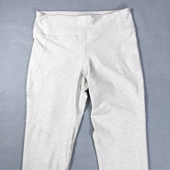 Outdoor Voices Leggings Womens Large Beige Pants Activewear Compression Yoga - Picture 3 of 9